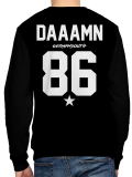 A Damn /// Special  /// CREWNECK BLACK