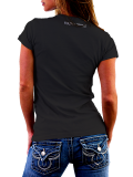 40CRWNS /// STITCH WOMEN SHIRT /// BLACK